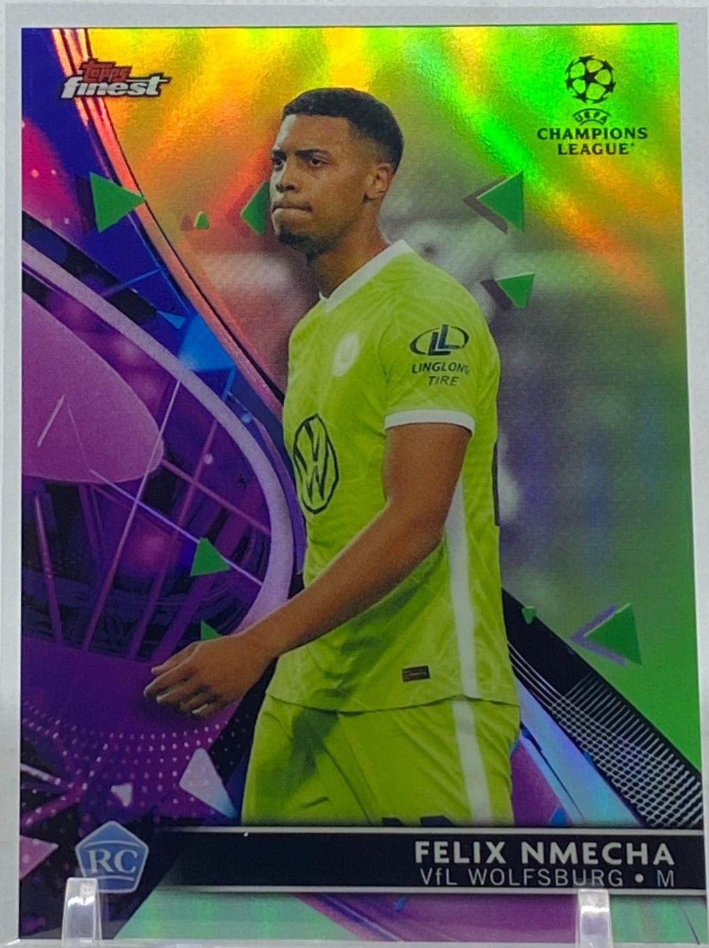 Felix Nmecha #75 2021 Topps Finest UEFA Champions League
