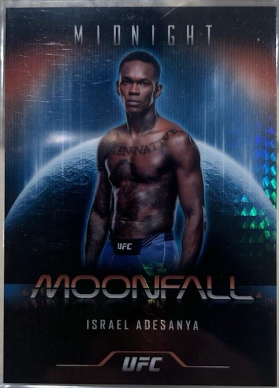 Israel Adesanya #MF-14 Ufc Cards 2024 Topps Midnight UFC Moonfall