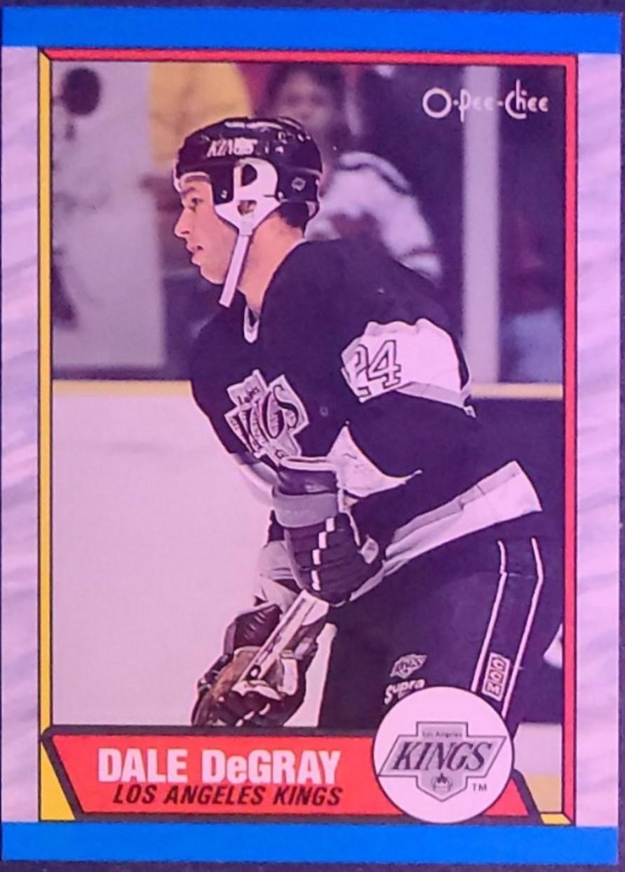 Dale DeGray #18 1989 O Pee Chee Hockey