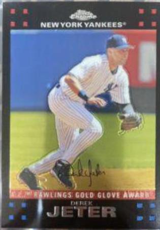 Derek Jeter #260 2007 Topps Chrome Baseball