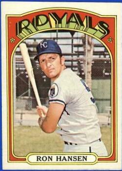 Ron Hansen #763 1972 Topps Baseball