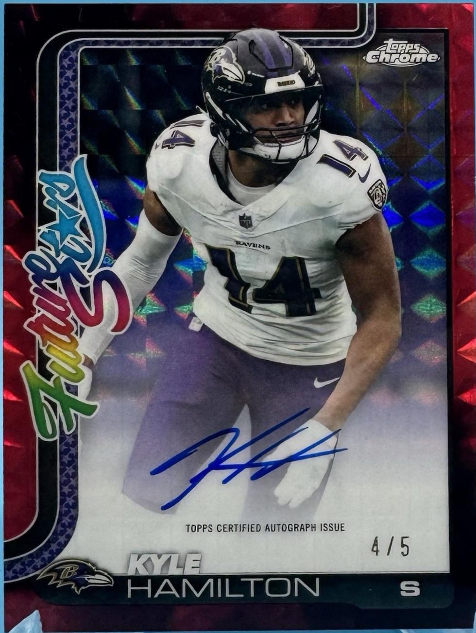 Kyle Hamilton [Red Geometric Refractor] #FSA-KH