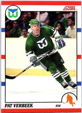 Pat Verbeek #35 Hockey Cards 1990 Score Canadian