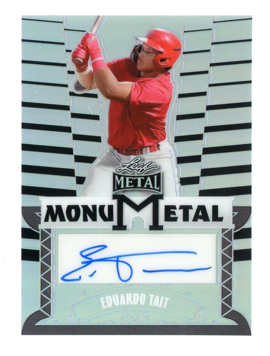 Eduardo Tait #MM-ET1 2024 Leaf Metal Baseball MonuMetal