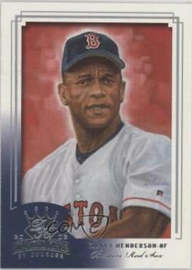 Rickey Henderson #14 Baseball Cards 2003 Donruss Diamond Kings