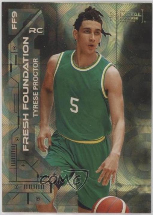 Tyrese Proctor #FF9 2023 Skybox Metal Universe Champions Fresh Foundation Autograph Basketball