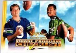 Rick Meier/Randall Cunningham #7 Football Cards 1995 Panini Select Certified Checklist