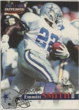 Emmitt Smith #74 1996 Pro Line II Intense Football