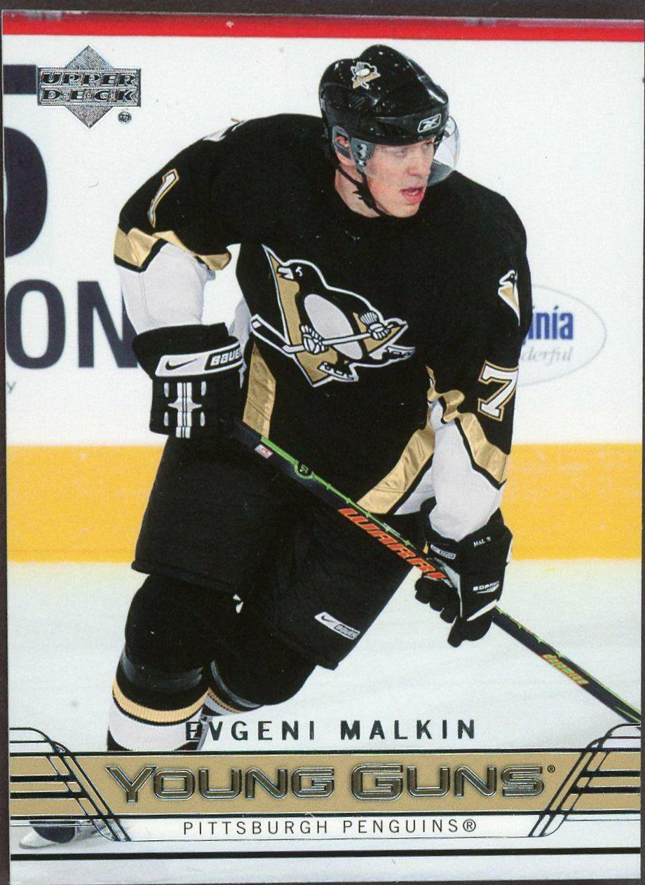 Evgeni Malkin #495 Hockey Cards 2006 Upper Deck