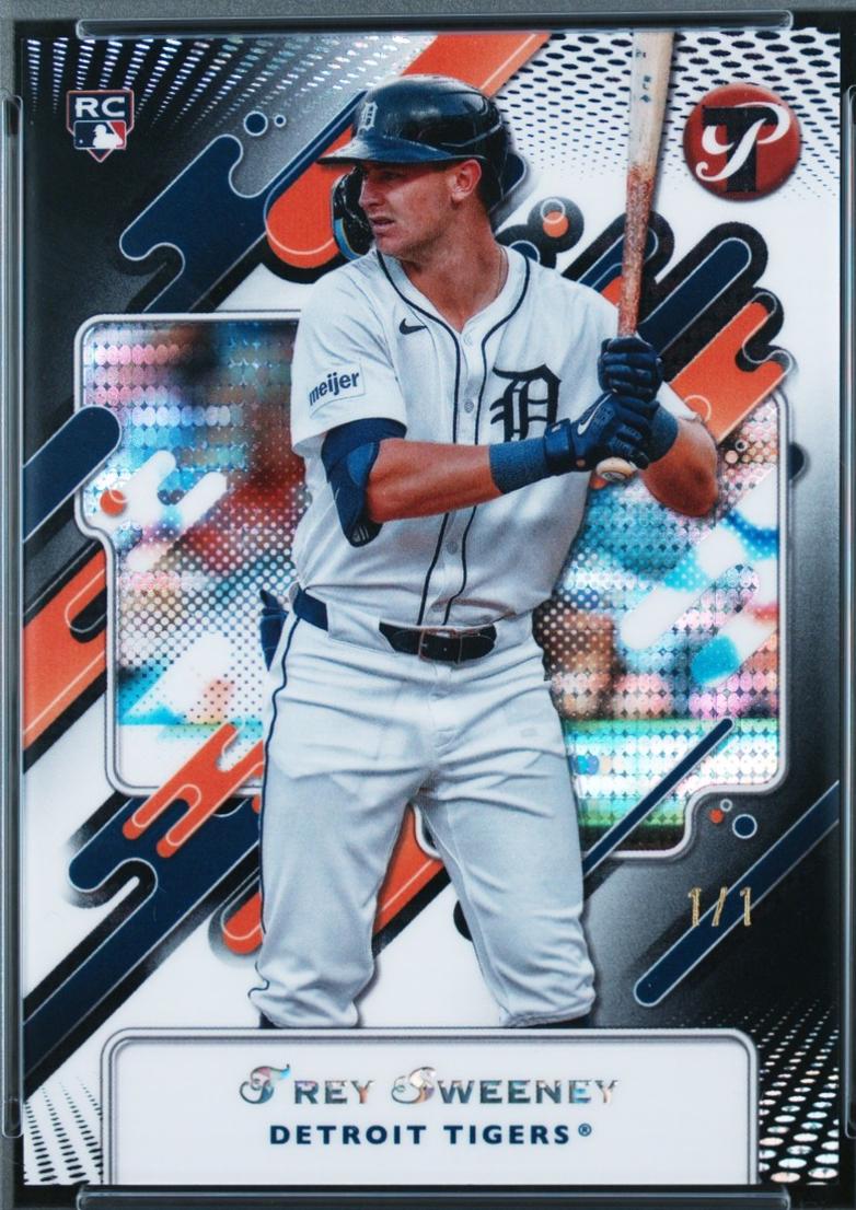 Trey Sweeney [Encased Black Refractor] #24