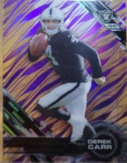 Derek Carr [Grass Purple Rainbow Diffractor] #51