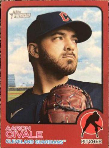 Aaron Civale [Red Border] #335