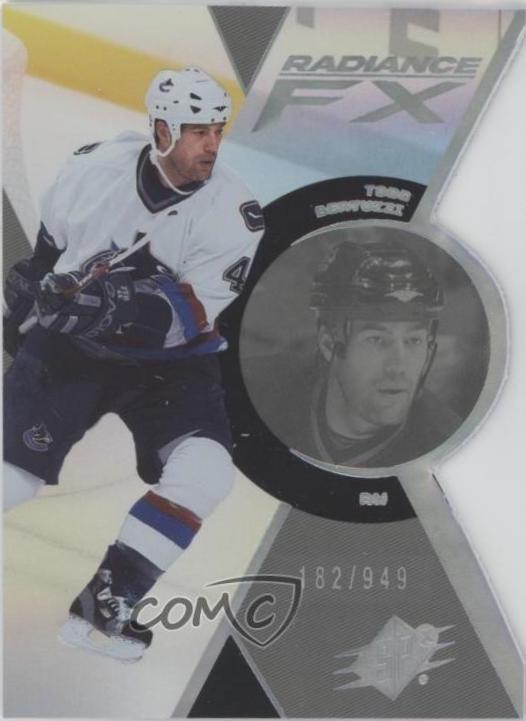 Todd Bertuzzi #RFX-17 Hockey Cards 2023 SPx Radiance FX
