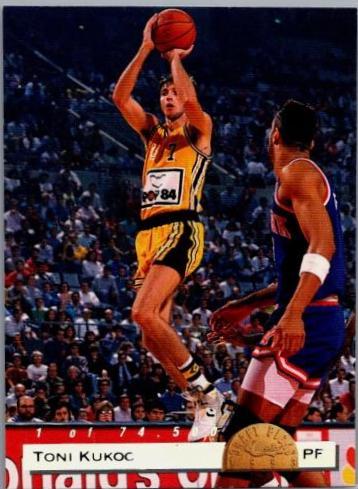 Toni Kukoc #LP8 Basketball Cards 1993 Classic Limited Print