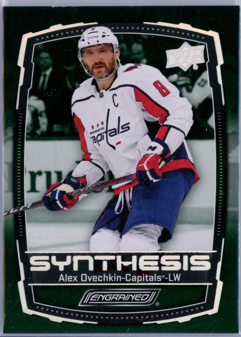 Alex Ovechkin #S-18 Hockey Cards 2023 Upper Deck Engrained Synthesis