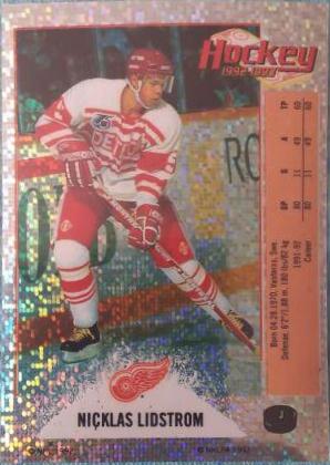 Nicklas Lidstrom #J Hockey Cards 1992 Panini Stickers