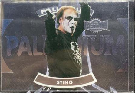 Sting #P-25 Wrestling Cards 2022 SkyBox Metal Universe AEW Palladium