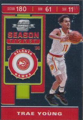 Trae Young #42 2019-20 Panini Contenders Optic Basketball
