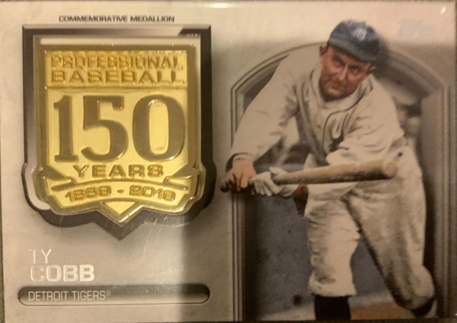 Ty Cobb #AMM-TC Baseball Cards 2019 Topps 150th Anniversary Commemorative Medallion