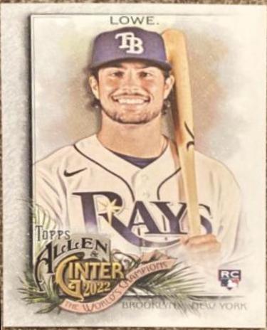 Josh Lowe #196 Baseball Cards 2022 Topps Allen & Ginter