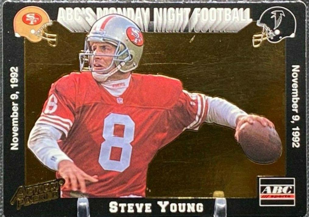 Steve Young #MN2 1993 Action Packed Monday Night Football