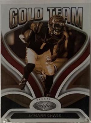 Ja'Marr Chase #GT-19 2022 Panini Certified Football Gold Team