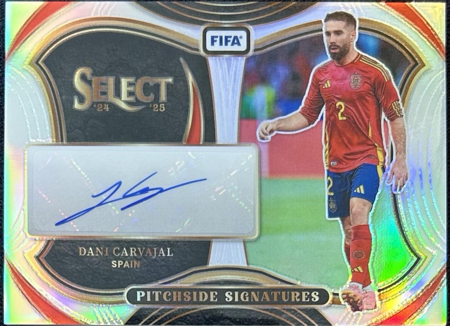 2024 Panini Select FIFA Pitchside Signature Dani Carvajal #PS-DC card