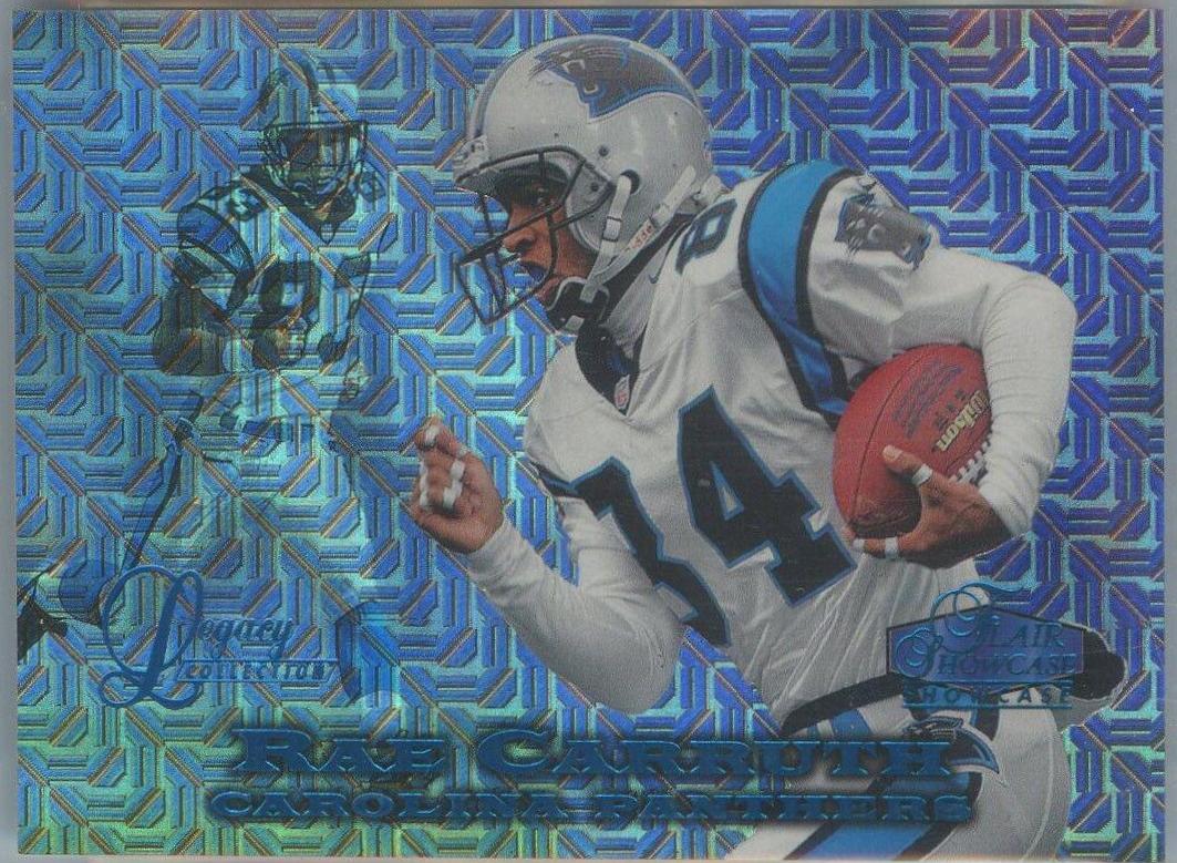 Rae Carruth #64 1998 Flair Showcase Legacy Collection Football