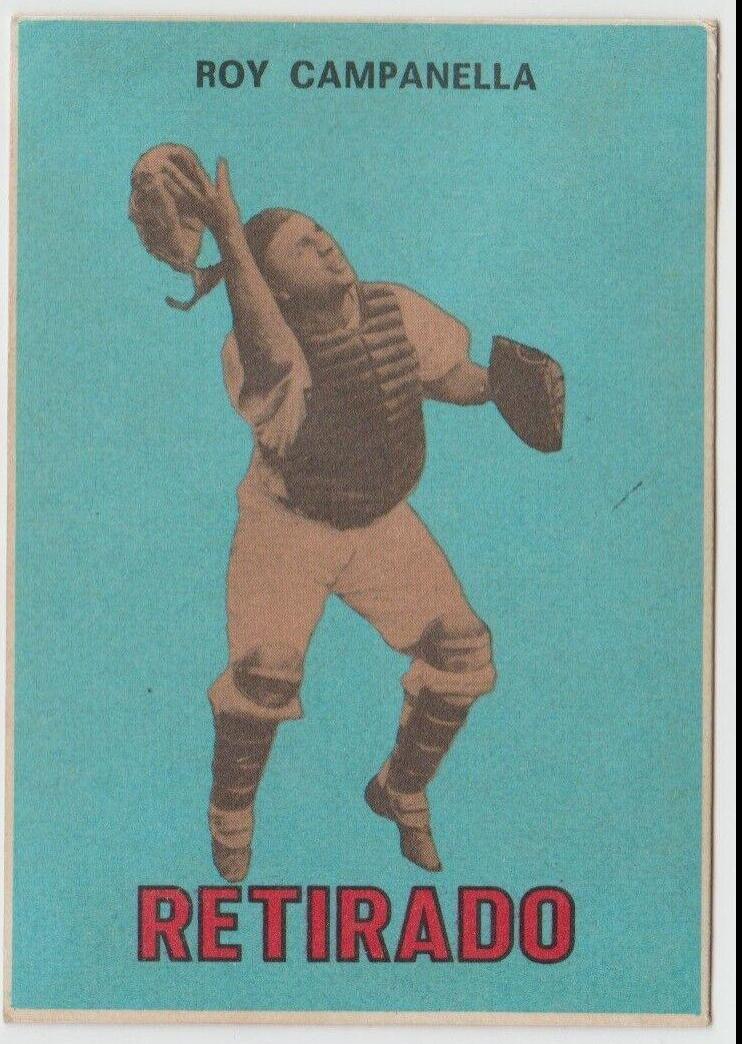 Roy Campanella #180 1967 Venezuela Topps Baseball