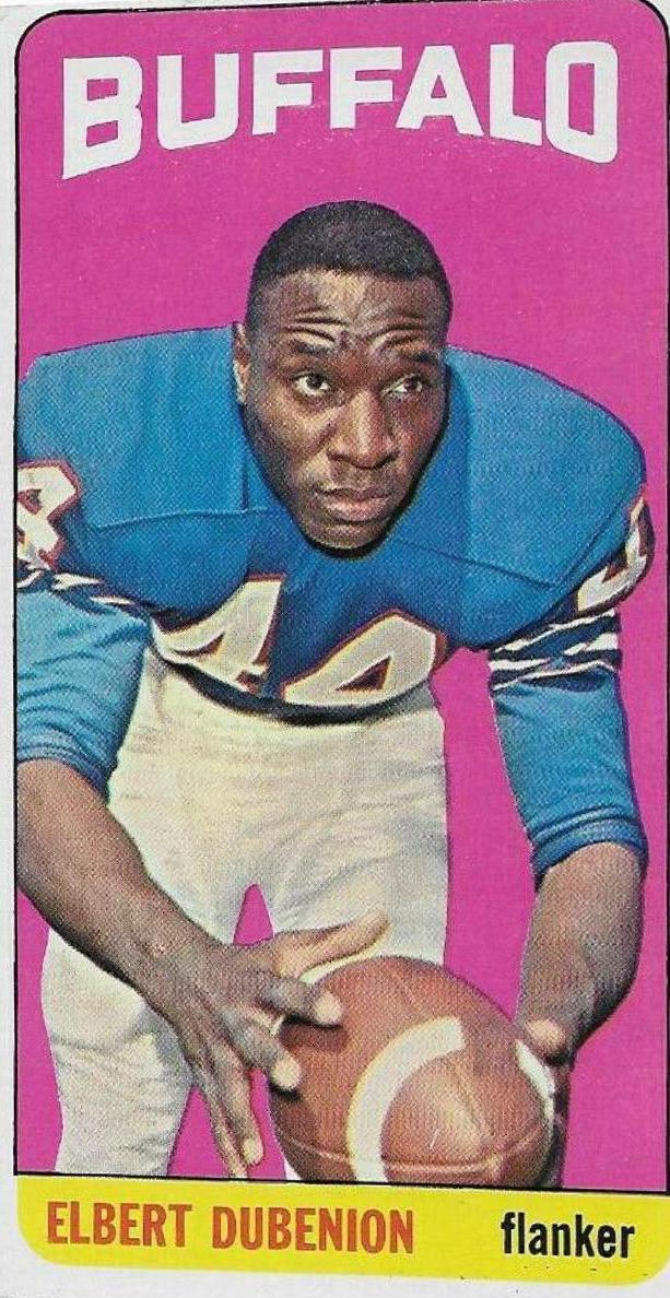 Elbert Dubenion #28 Football Cards 1965 Topps