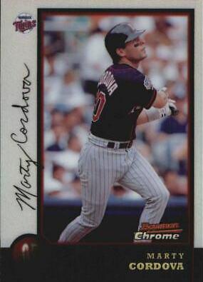 Marty Cordova #36 Baseball Cards 1998 Bowman Chrome