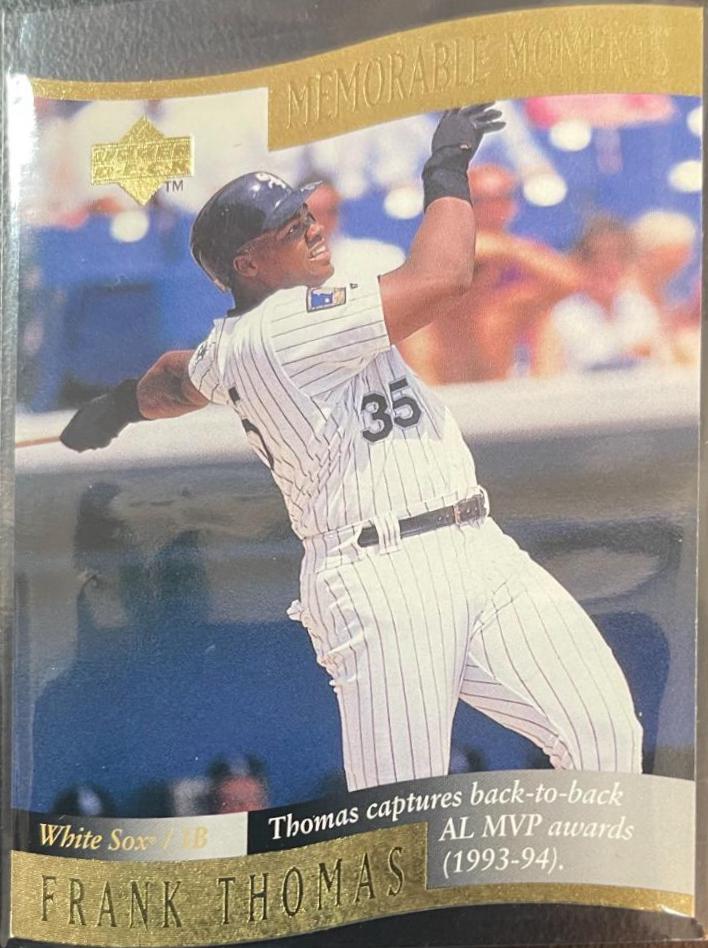 Frank Thomas #4/10 Baseball Cards 1997 Upper Deck Memorable Moments