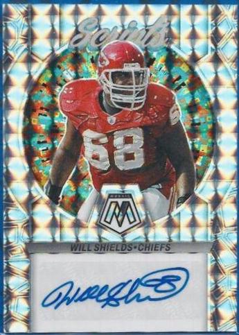 Will Shields #S42 2023 Panini Mosaic Scripts Autographs Football