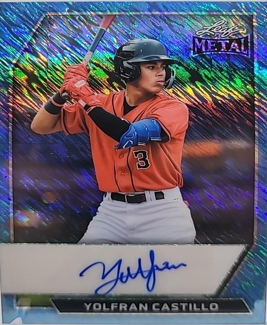 Yolfran Castillo #BA-YC1 2026 Leaf Metal Autograph Baseball