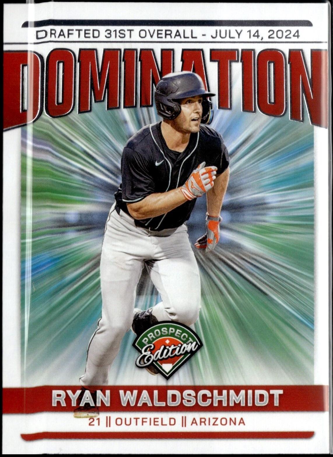 Ryan Waldschmidt #5 Baseball Cards 2024 Panini Prospect Edition Domination