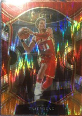 Trae Young [Red White Orange Flash] #2 Prices | 2020 Panini Select