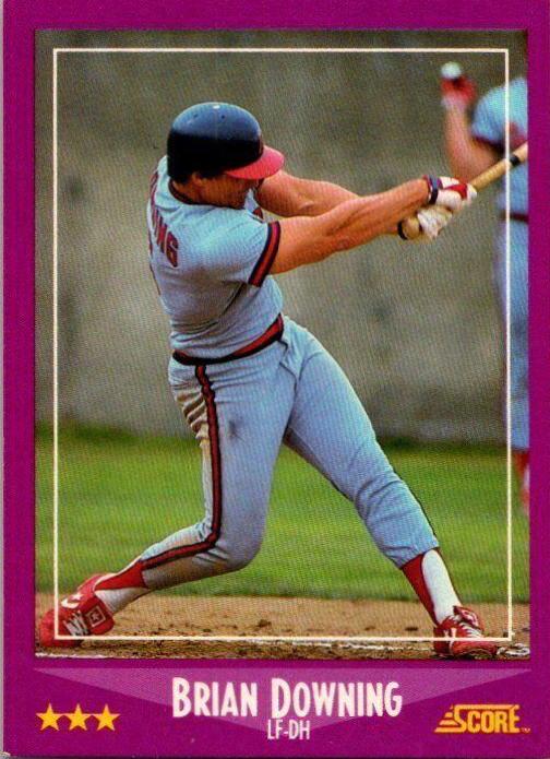 Brian Downing #44 Baseball Cards 1988 Score Glossy