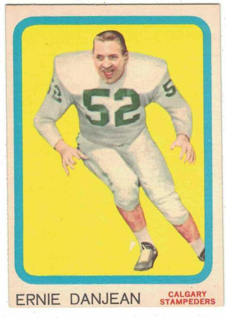 Ernie Danjean #12 Football Cards 1963 Topps CFL