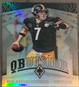 Ben Roethlisberger #5 Football Cards 2018 Panini Phoenix QB Vision