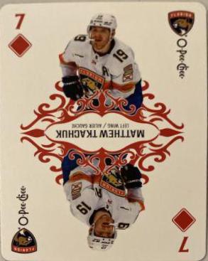 Matthew Tkachuk #7-DIAMONDS Hockey Cards 2023 O-Pee-Chee Playing Cards