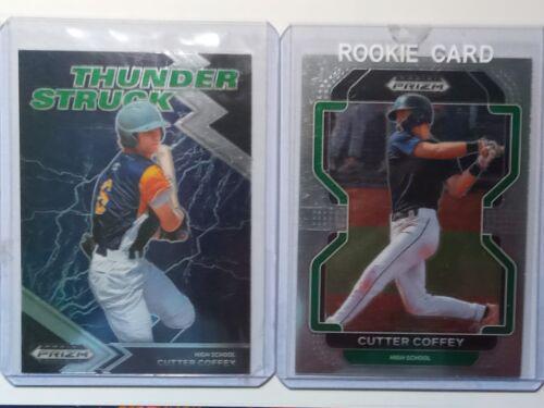 Cutter Coffey #TH-CC Baseball Cards 2022 Panini Prizm Draft Picks Thunderstruck