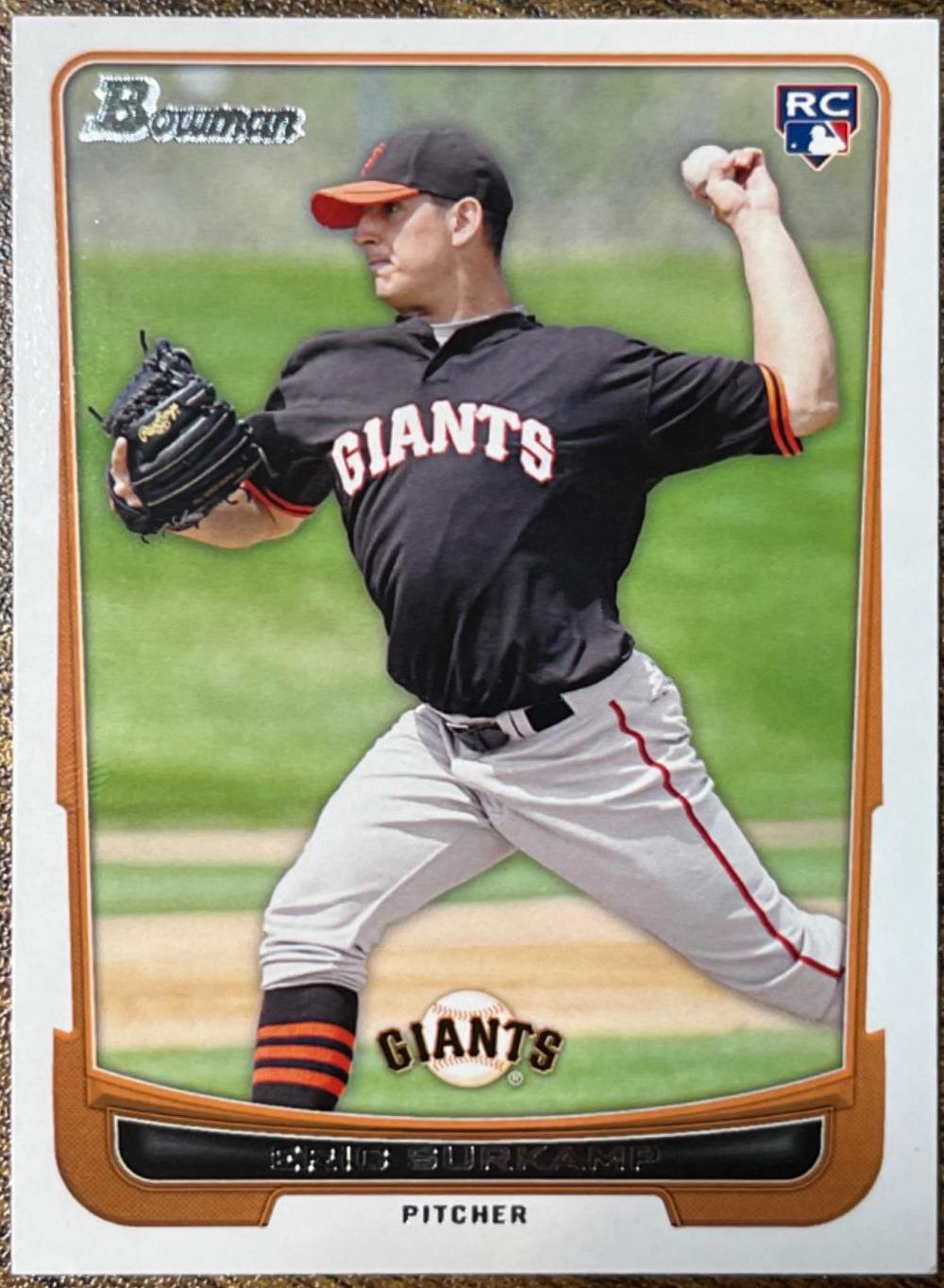 Eric Surkamp #200 Baseball Cards 2012 Bowman