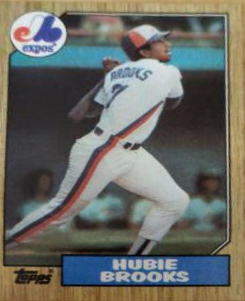 Hubie Brooks #650 Baseball Cards 1987 Topps