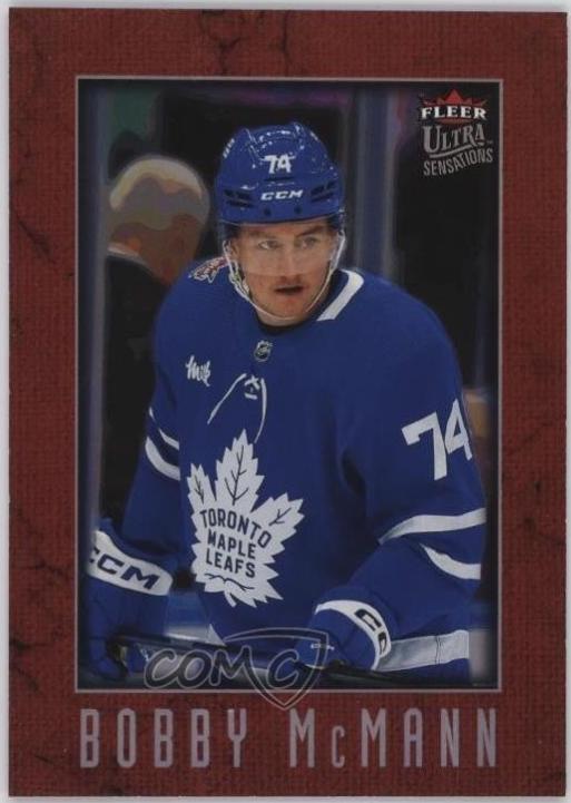 Bobby McMann #26 2024-25 Fleer Ultra Hockey Ultra Sensations