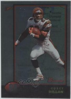 Corey Dillon #62 1998 Bowman Football