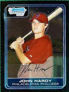 John Hardy #BC96 2006 Bowman Baseball Chrome Prospects