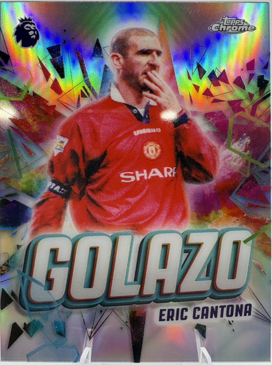Eric Cantona #GZ-7 2025 Topps Chrome Premier League Golazo