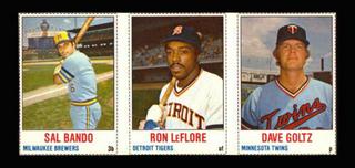 Dave Goltz, Ron LeFlore, Sal Bando