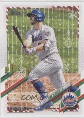 Pete Alonso #HW115 Baseball Cards 2021 Topps Holiday Mega Box