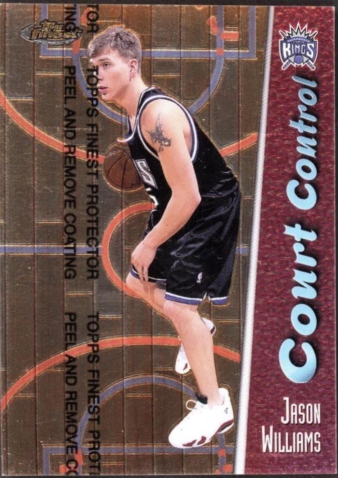 Jason Williams #CC15 Basketball Cards 1998 Finest Court Control